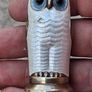 David Anderson Mid Century Sterling Silver Enamel Salt and Pepper Image 4