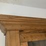 Old Irish Antique Pine,  Glass Front Dresser Image 3