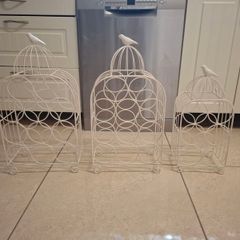 Wine Racks with bird detail