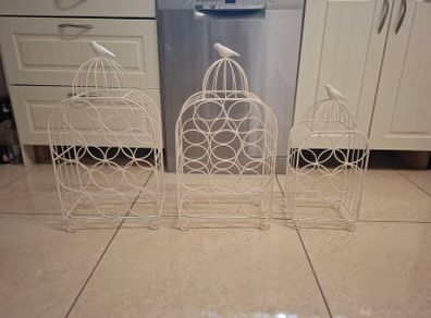 Wine Racks with bird detail
