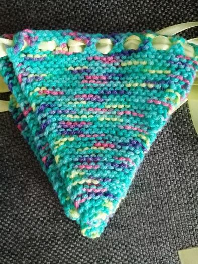 Hand knitted bunting for Baby's room/bedroom & Christmas