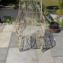 Ornate Antique-Style Gothic Wirework Garden Set (Table & 4 Armchairs) Image 3