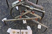 10 X Mid Century Kee-Lok Brass Handbag Frames(NOS)