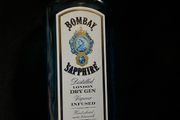 bombay sapphire gin empty bottle