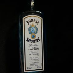bombay sapphire gin empty bottle