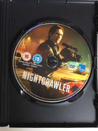 Nightcrawler [2014] Jake Gyllenhaal, Rene Russo, Riz Ahmed & Bill Paxton [Movie DVD]