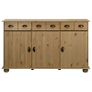Sideboard 134x39x79.5 cm Solid Pine Wood Image 3
