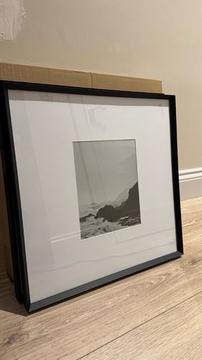 NEW set of 4x Black Frames 48x48 cm