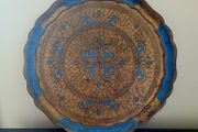 Vintage italian florentine drinks tray