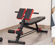 Multifunction Dumbbell Weight Bench, 7-Level Adjustable Hyper Sit-up Bench, Ab Decline Flat Machine