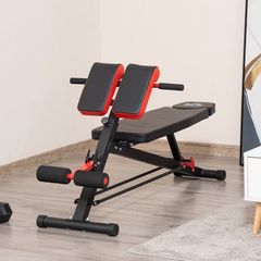Multifunction Dumbbell Weight Bench, 7-Level Adjustable Hyper Sit-up Bench, Ab Decline Flat Machine