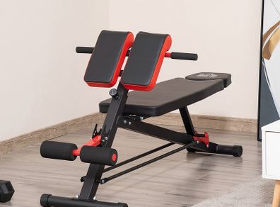Multifunction Dumbbell Weight Bench, 7-Level Adjustable Hyper Sit-up Bench, Ab Decline Flat Machine