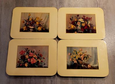 Vintage floral placemats x 8