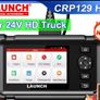 LAUNCH CRP129 HD Heavy Duty Truck Vans, bus,24v Diagnostic Scanner Creader Elite, Oil Reset. DPF Regen. Injector Coding, Full System Code Read Image 8