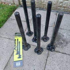 fishing seatbox legs x6