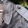 Ladies Leather Vintage Black shearling leather coat Image 2