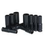 1/2 Inch Drive Hex Impact Socket Set 10pcs Deep Socket Metric Sizes 10-24mm Carbon Steel With Hard Storage Box Image 3