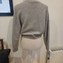 Zara grey wool mix cardigan uk10 Image 3