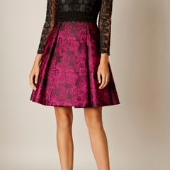 Karen Millen Lace and Jacquard Dress