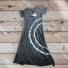 NU Denmark Grey Tie Dye Maxi Dress