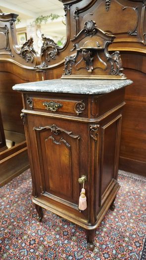 19th Century French / Belgian Walnut Twin Bedroom Suite