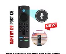 Remote Control for Amazon Fire TV Stick Lite 4K Max Fire TV Cube