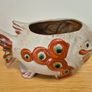 Vintage Pottery Puffer Fish Image 2