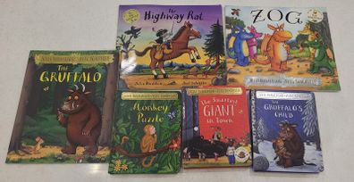 6 x Julia Donaldson & Axel Scheffler childrens books The Gruffalo