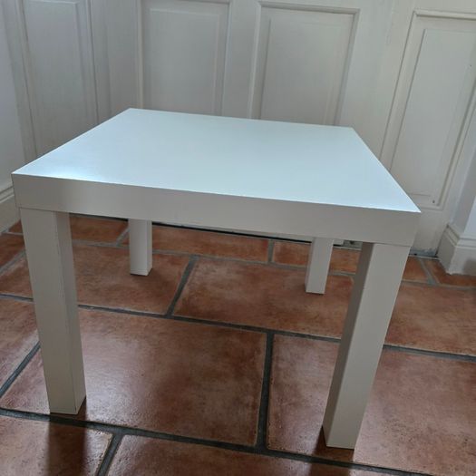 White table for child.