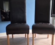 4 High Back Dining Room Chairs