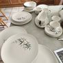 Royal Doulton Dinner "Bamboo 6446" - Set for 4 Made in England 1970 Includig Greavy boot and dish. Image 8