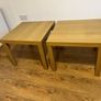 Two IKEA Oak-Effect Side Tables Image 2