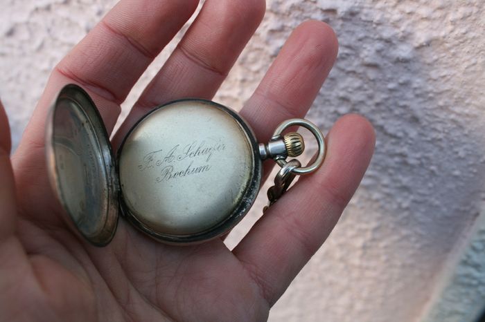 Vintage Sterling Silver Pocket Watch