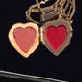 Italian 925 Sterling Silver Heart Locket Necklace with Rose Gold finish Image 7