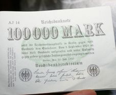 Germany Old Banknotes Reichsbanknote 100000 Mark 1923