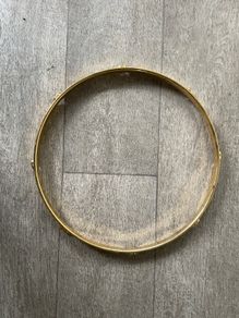 14" 8 lug die cast hoop brass