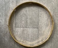 14" 8 lug die cast hoop brass