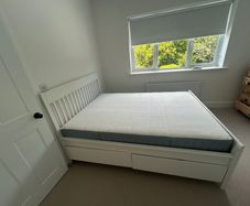 IKEA Idanas double bed frame