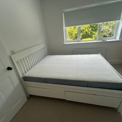 IKEA Idanas double bed frame