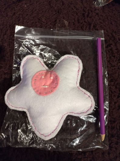 handmade white star