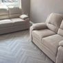 Brand New 3+2 Tara Cream Fabric Sofa Sets Image 2
