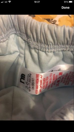 Boys new never worn trousers 3/6 mths