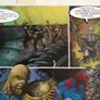 2000ad Judge Dredd Megazine original art Nick Percival Brit Cit Brute with Overlay Image 9