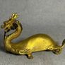 2 Chinese Dragons - Gilt Bronze Image 7