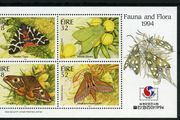 1994 Ireland Philakorea (Korean Exhibition) 1994 overprinted on Moths (MS13) Commemorative Stamp Miniature Sheet Mint Never Hinged (MNH)