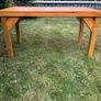 Rustic Handmade Garden Table Image 5