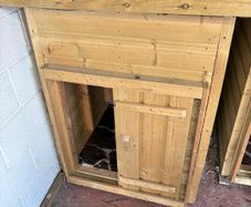 Solid Wooden Dog Kennel