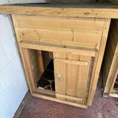 Solid Wooden Dog Kennel