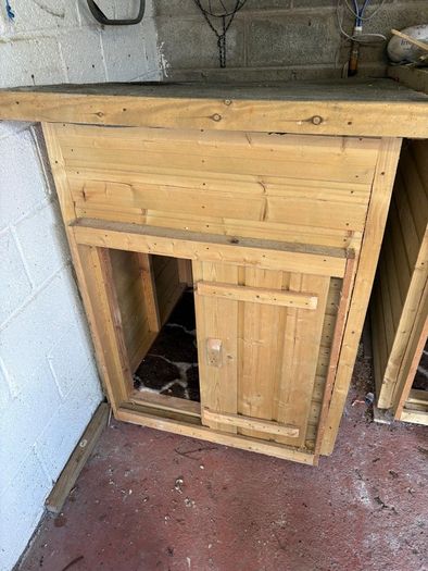 Solid Wooden Dog Kennel
