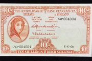 Ireland | 10 Shillings | Lady Lavery | 1968 | P.63a | 79 P 004004 | aUNC